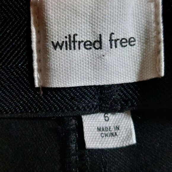 Aritzia Wilfred Free Women's Cotton Blend Pull On Bootcut Pants CZR 07-06-39240 - Picture 7 of 10